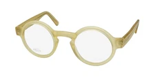 NEW ANDY WOLF 4522 GLASSES AUSTRIA ROUND H 45-23-145 FULL-RIM YELLOW UNISEX