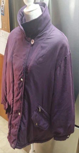 VETEMENTS Giacca cappotto donna VIOLA Bromley SPORT taglia XL extra large termoloft COSÌ BELLO!