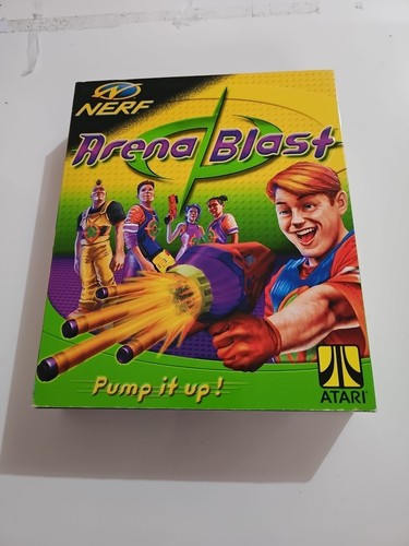 Nerf Arena Blast (PC Game, 1999, GT Interactive) - NIB NEW IN BOX ATARI GAME 90
