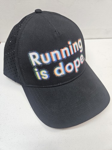Altra Running Is Dope Hat BOCO Gear Black Performance Technical Trucker Cap NICE