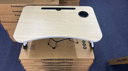 Klappbarer Laptoptisch Betttisch  Laptop Tablett Tisch für Sofa 60x40 cm - Bild 1 von 4