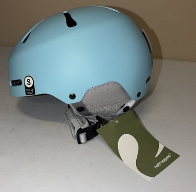 Retrospec Ski & Snowboard Helmet Blue Adjustable Adult Small 52-55cm (read)