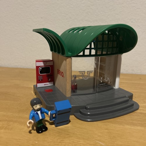 BRIO - Train Station (33745) Sounds Wooden Track Works