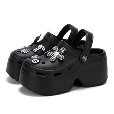 Women Chunky Platform Garden Clogs Thick Sole Non Slip Summer Beach Sandals