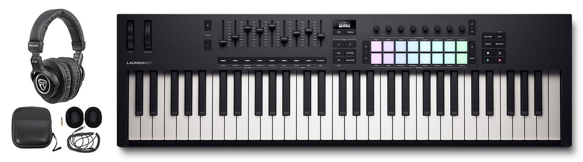 Novation/Launchkey 61 Mk4 MIDIキーボード 61鍵 Amazon.com: Novation Launchkey 61 MK4 – 61 key Semi-Weighted