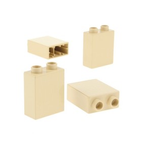 4x Lego Duplo Building Brick 1x2x2 Beige Spiderman 3271 4209851 42657 4066