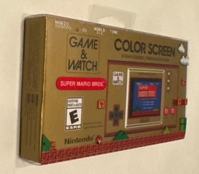 Nintendo Super Mario Bros Handheld Game and Watch 35th Anniversary Edition New