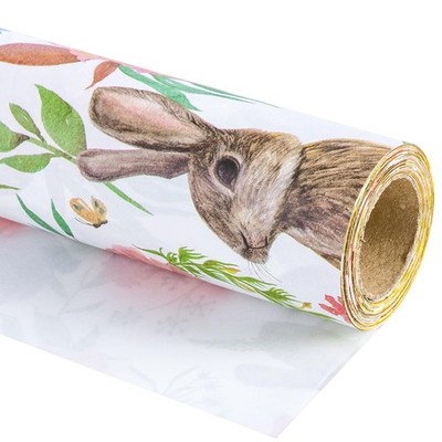 RUSPEPA Geschenkpapierrolle Ostern - Mini 1 Stück (1er Pack), Hase 
