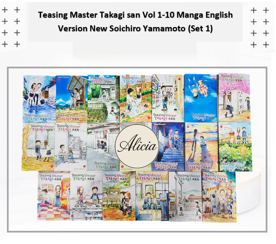 Teasing Master Takagi san Vol 1-10 Manga Inglés (Set 1) Nuevo Soichiro Yamamoto