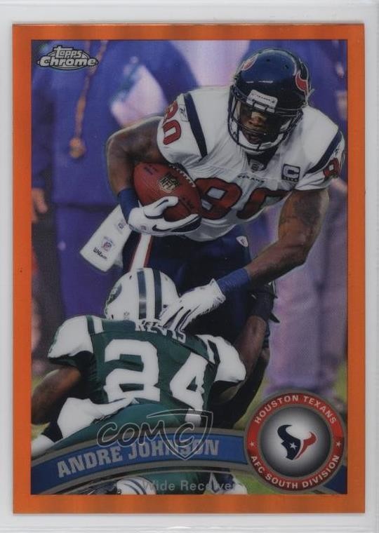 2011 Topps Chrome Retail Orange Refractor Andre Johnson #60 HOF 0nr3