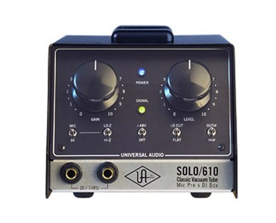 Universal Audio SOLO 610 Classic Tube Microphone Preamplifier Mic