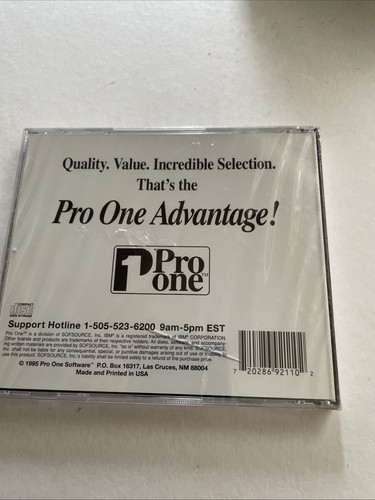Multimedia Algebra II : New Sealed CD-ROM Pro One Software 1995 - Photo 2/2
