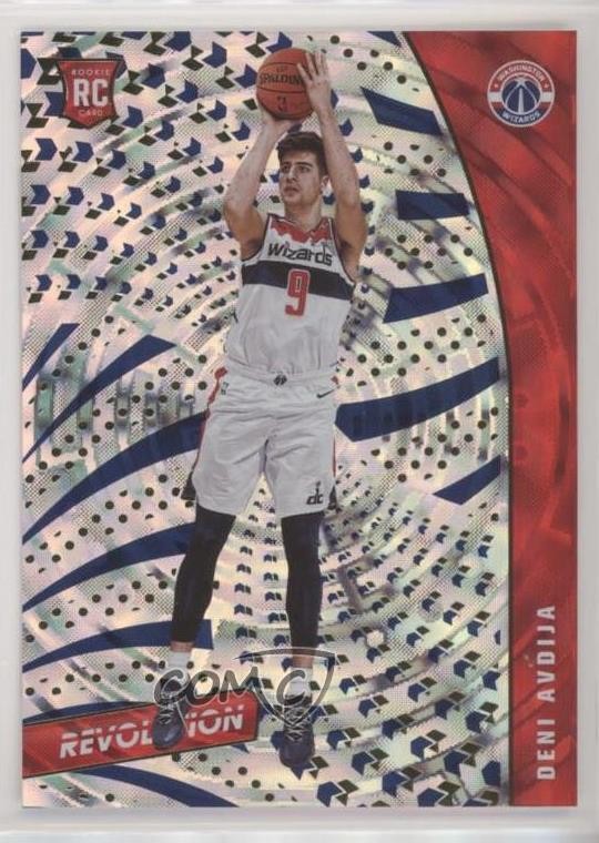 2020-21 Panini Revolution Rookies Fractal Deni Avdija #119 Rookie RC rf2