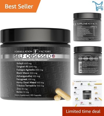 Self Obsessed 10 in 1 Masculinity Supplement Capsules Energy Drive Recovery