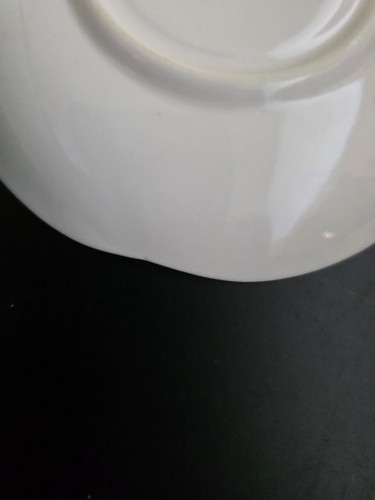 Shelley Dainty Shape Demitasse Cup & Saucer Blue Rock Floral England Tiny Flaw - Picture 7 of 7