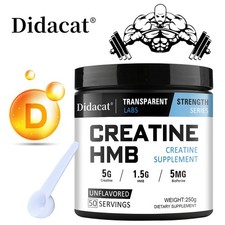 Creatina Hmb Suplemento Creatina Aumenta la Energía y Aumenta la Fuerza 250 G