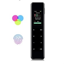 Homder 16GB Digital Voice Recorder Touch Screen 1536kbps Audio Dictaphone TF15