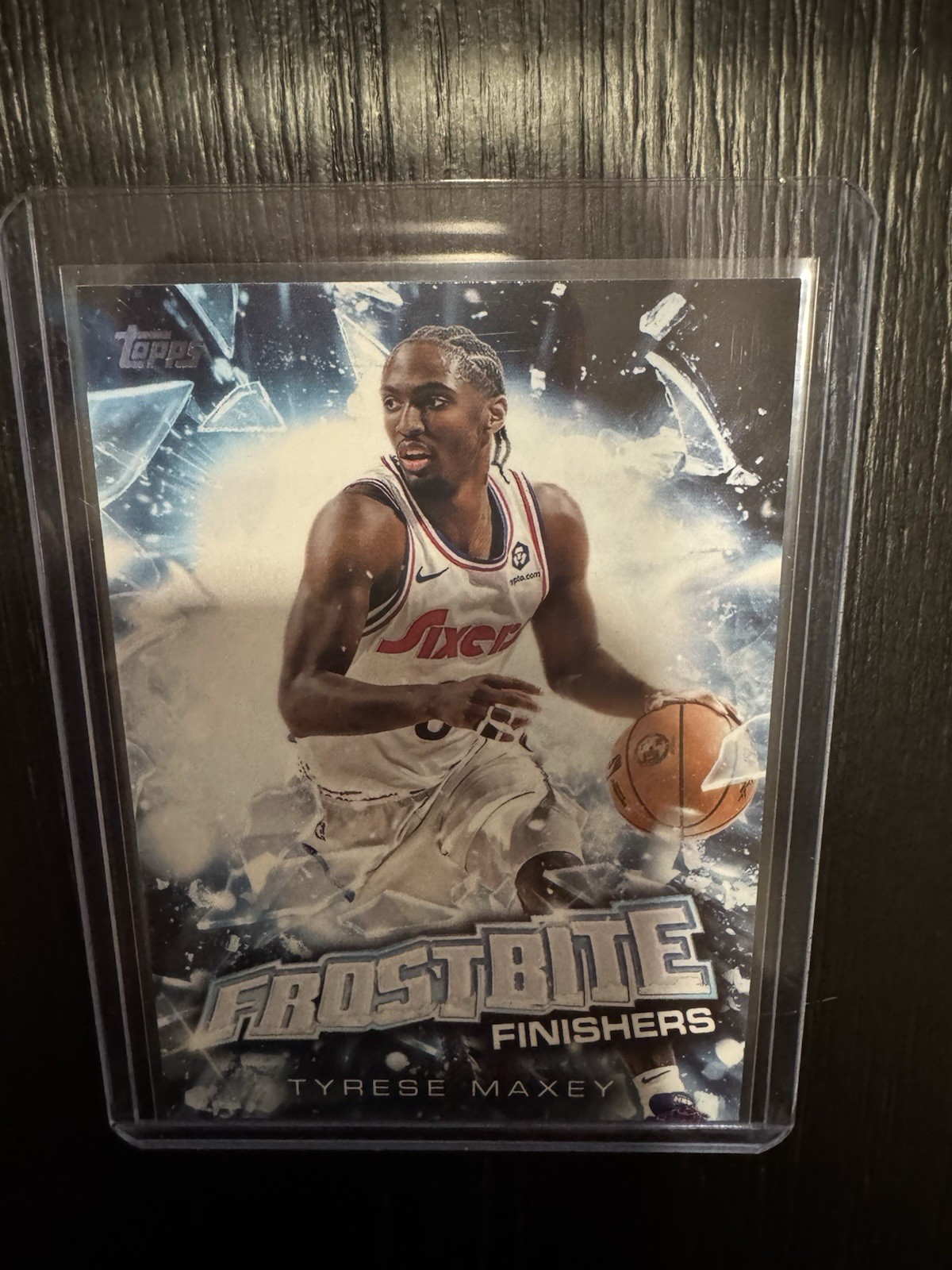 2025-26 Topps Holiday TYRESE MAXEY Frostbite Finishers ##FF-TM SSP - 76’ers