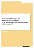 Versicherungsbetrug In Der Sachversicherung. Welche PräVentionsmaßNahmen Gibt Es
