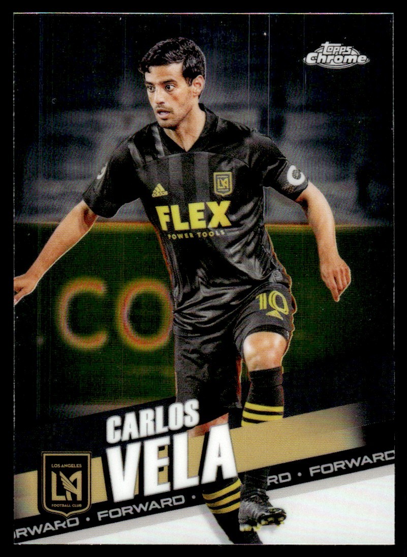 Carlos Vela 2022 Topps Chrome MLS #2 27641 Soccer Card