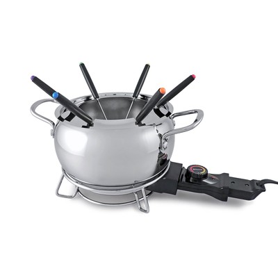 Mont Brule 9 Pieces Electric Fondue Set - Perfect Cheese & Chocolate Melting ...