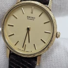 Vintage Seiko Women's Quartz Dress Watch - 2320-0129 - Gold Tone - Parts/Repair