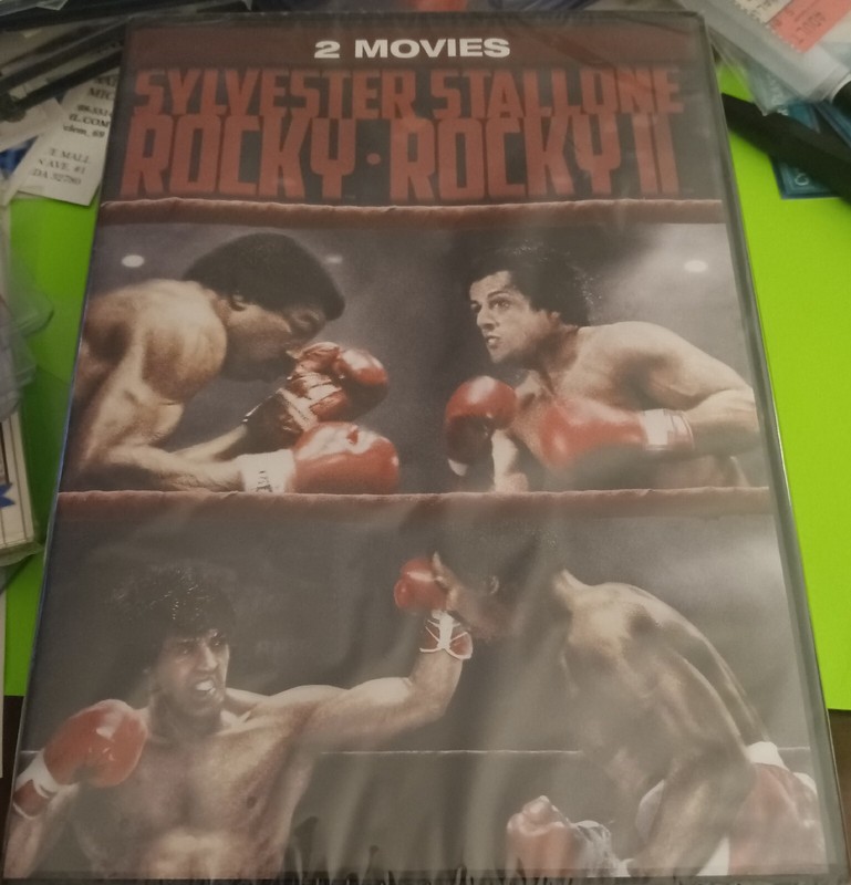 2 MOVIE DVD SET SYLVESTER STALLONE ROCKY 1 & 2 NEW Apollo Creed Carl Weathers 🔥