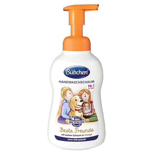 ( 4 x 300 ml ) Bübchen HANDWASCHSCHAUM Nr.1 für Kids" FLASCHE AUS 100 % RECYCELT - Bild 5 von 8