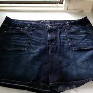 Lane Bryant Dark Wash Size 24 Shorts | eBay