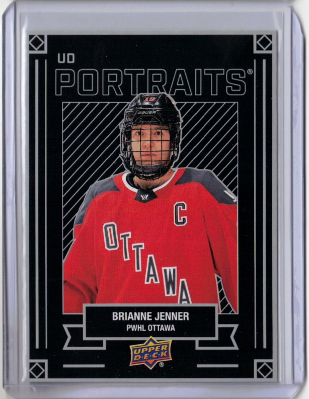 BRIANNE JENNER 24/25 2025 Upper Deck PWHL UD Portraits Rookie #P-6 *READ INFO*