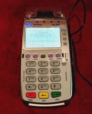 Verifone VX-520 Credit Card Terminal M252-653-A3-NAA-3 w/AC Adapter Please Read