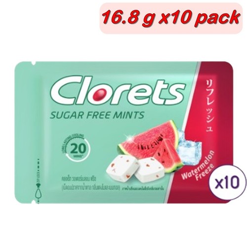 Candy Clorets Sugar Free Watermelon Freeze 16.8 g x10 packs