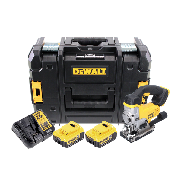 Dewalt Dcs 331 M2 Akku StichsäGe 18 V + 2X Akku 4,0 Ah + LadegeräT + Tstak-image