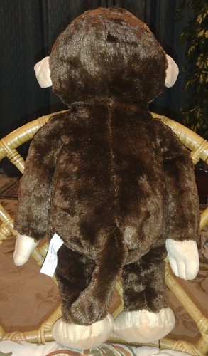 Toys R Us Monkey Chimpanzee Plush Brown Tan Floppy 22” Geoffrey 2016 Soft Toy K - Picture 3 of 5