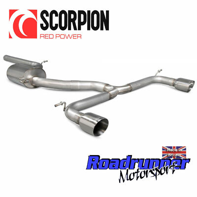 Scorpion Golf GTi MK7.5 & TCR Auspuffanlage GPF hinten 19on NonRes poliert SVWS060