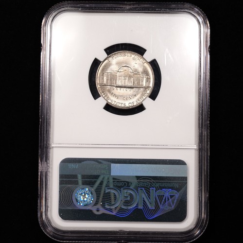 1979-D Jefferson Five Cent 5c - NGC GRADED MS66 - Picture 3 of 4