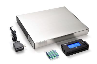 WIRELESS DIGITAL SHIPPING SCALE POSTAL PARCEL SCALE 440 LBS STAINLESS STEEL