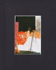 8X10" Matted Print Graffiti Street Art Picture: by CATTLE