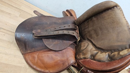 17” Johs . Stubben Krefeld Vintage Jumping Saddle USED - Picture 16 of 17