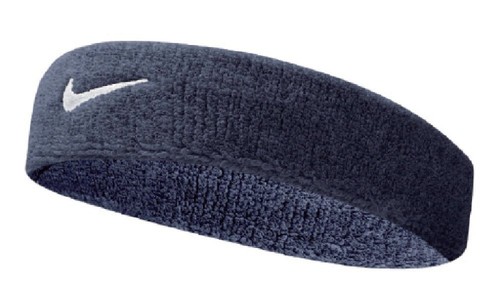 Nike Swoosh Headband NEW Tennis Squash Badminton Gym Sweat Bands Black Blue - Picture 6 of 32