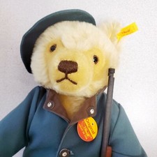 Original Margarete STEIFF "HUNTSMAN" Mohair Bear in Hunting Outfit W/ Rifle