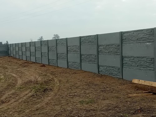 90 m Betonzaun Betonzäune einseitig Gartenbau Doppelstabmattenzaun + Lieferung - Bild 18 von 24