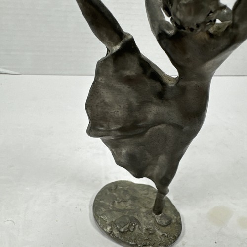 Rare Orginal And Signed By Artist Boobis Chain Pewter Sculpture Beautiful Dancer - Picture 11 of 21