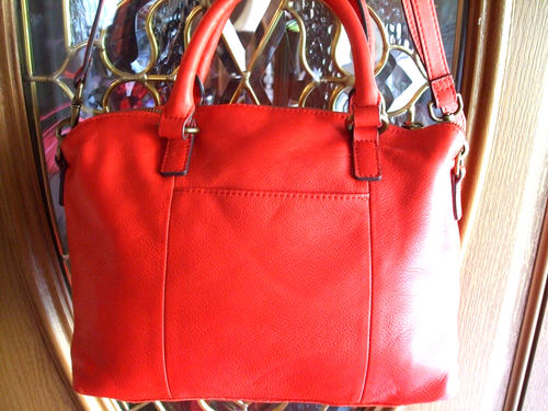 American Leather Co. Janssen Glove Satchel, RED, NEW FROM QVC, A640395,MSRP $195 - Bild 2 von 24