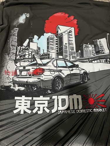 Jdm Subaru Wrx Sti Short Sleeve Tshirt Size 2xl