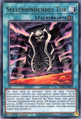 Yu Gi Oh! Seelenbindendes Tor BROL-DE022 Ultra Rare