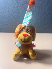 Vintage Dakin Dream Pets Rufus the Party Boy Puppy Stuffed Animal Plush Toy