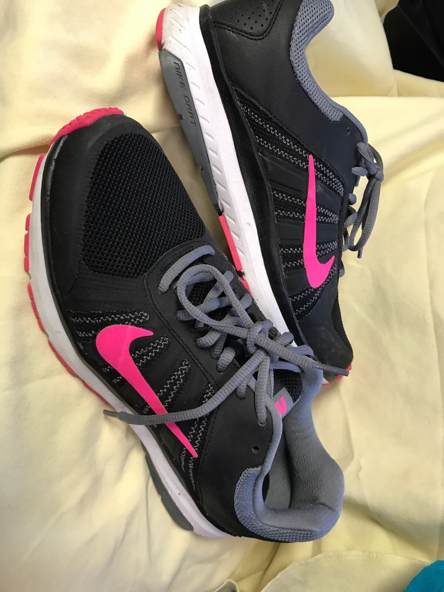 black grey and pink nikes