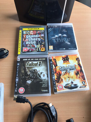 Playstation 3 Sony PS3 Bundle Console Controls Games Tested