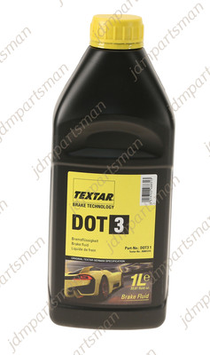 TEXTAR Brake Fluid DOT 3 (1 Liter) Bottle #DOT3.1